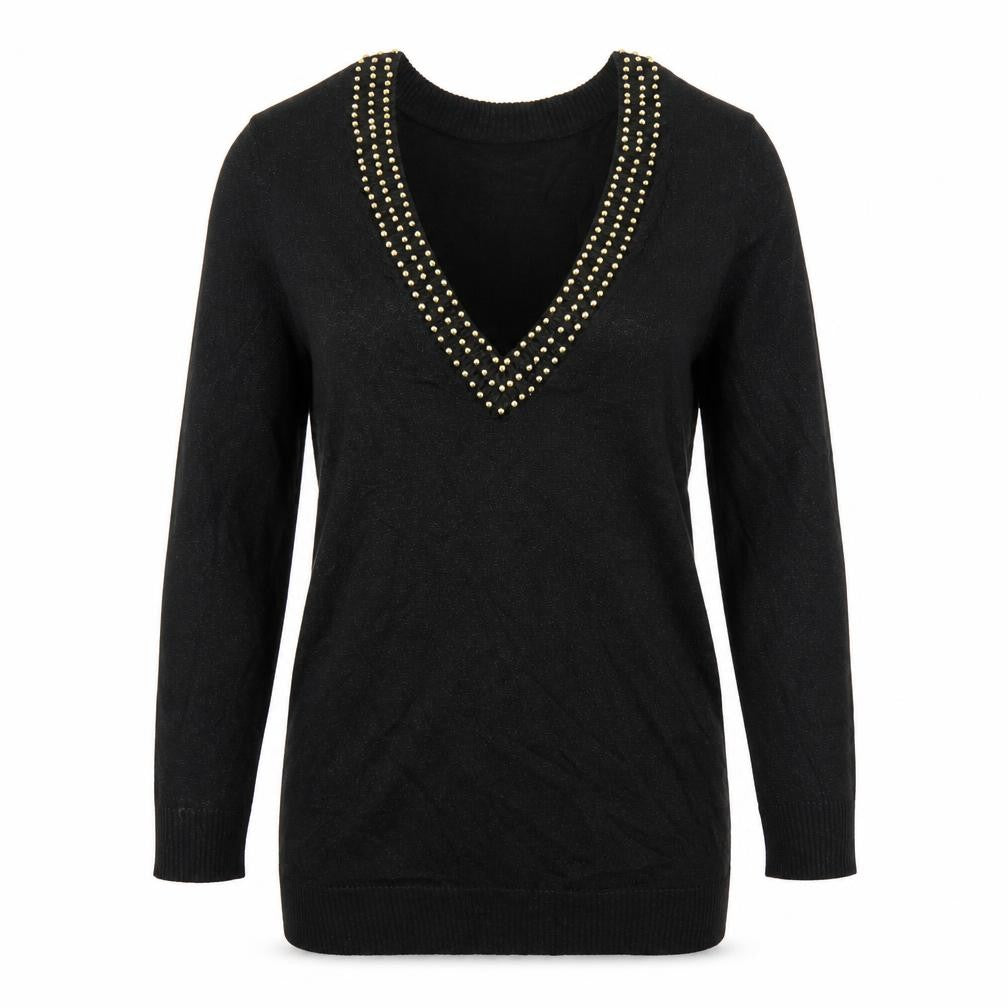 Motel Rocks Womens Black   Pullover Jumper Size S