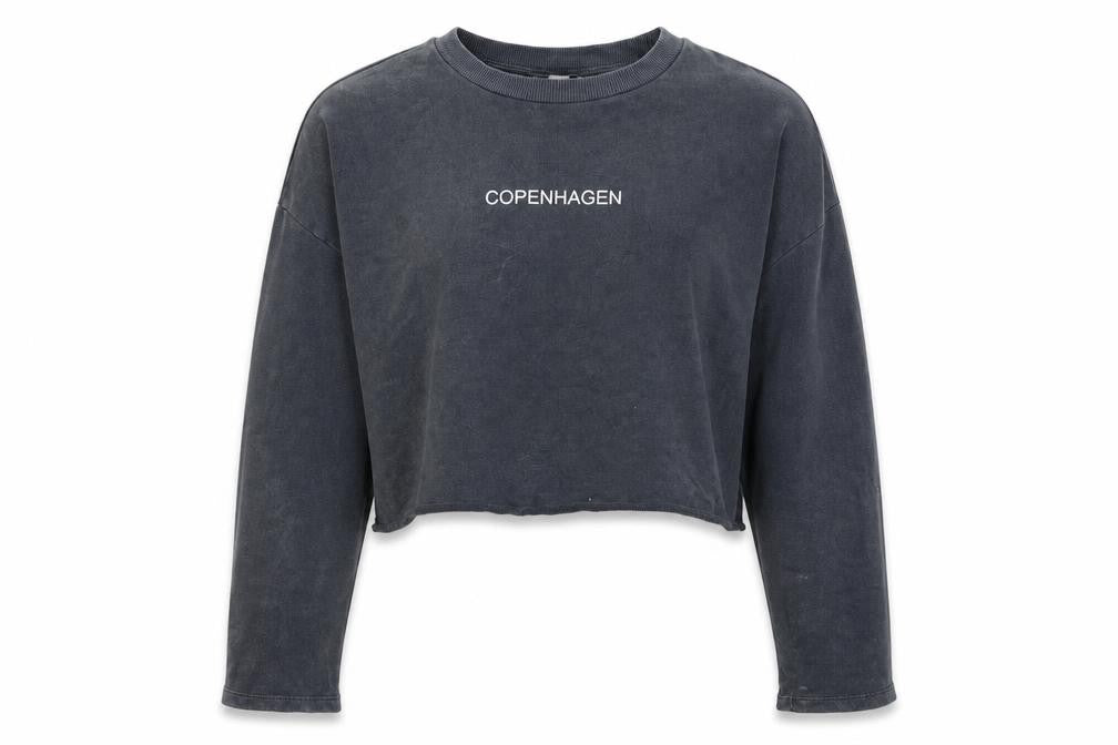Topshop Womens Grey   Pullover Sweatshirt Size 10