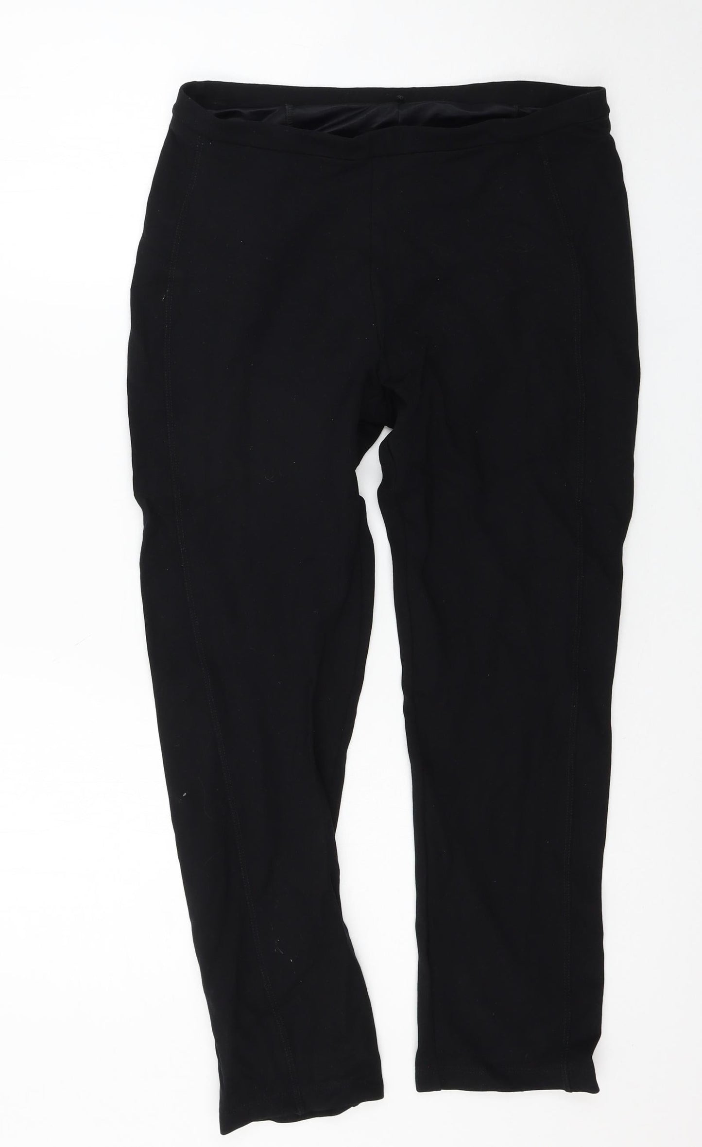 Marks and Spencer Womens Black   Trousers  Size 14 L24.5 in