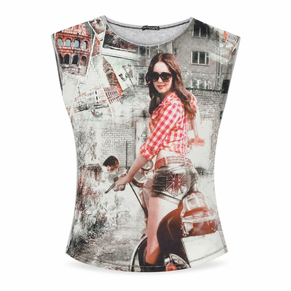 H&B Womens Multicoloured   Basic T-Shirt Size S