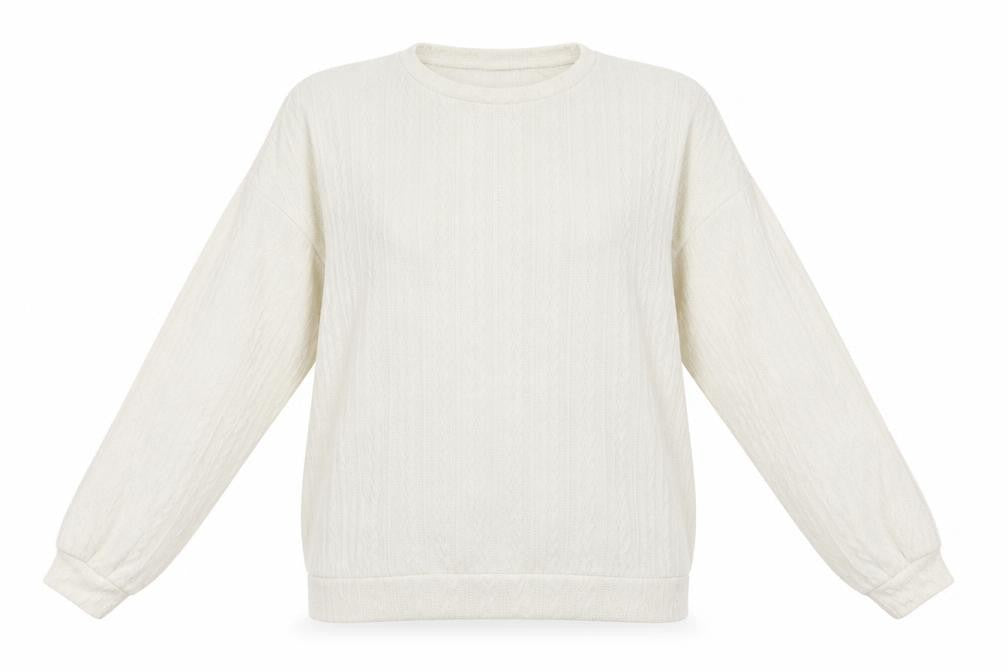 SheIn Womens Ivory   Pullover Jumper Size M