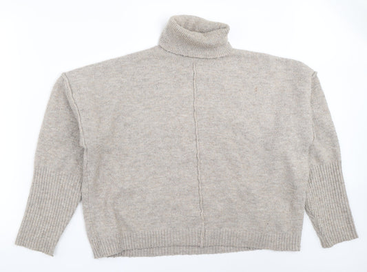 Missguided Womens Beige   Pullover Jumper Size 8