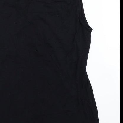 Tahari Womens Black   Basic Tank Size L