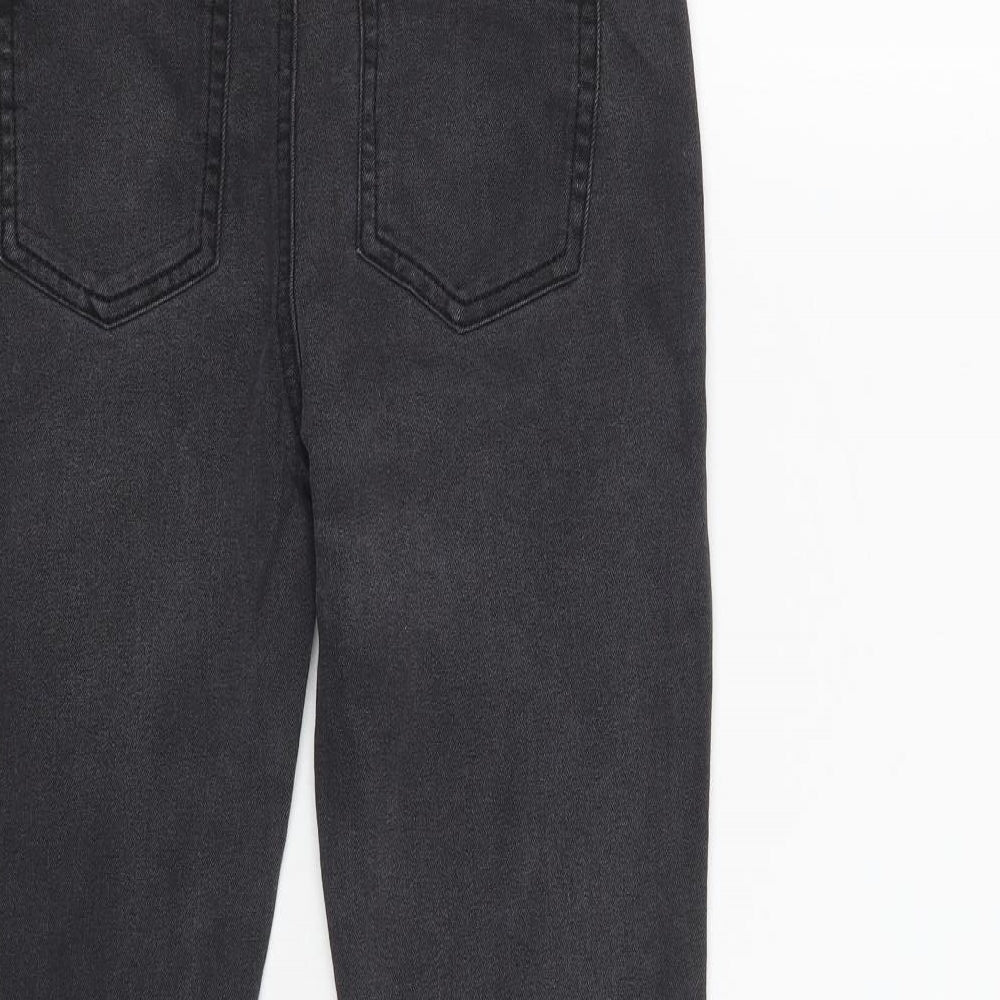 Denim co Girls Grey   Cropped Jeans Size 10-11 Years
