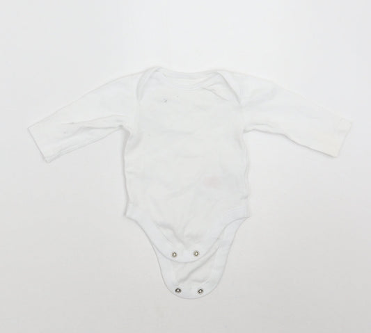 F&F Baby White   Babygrow One-Piece Size Newborn