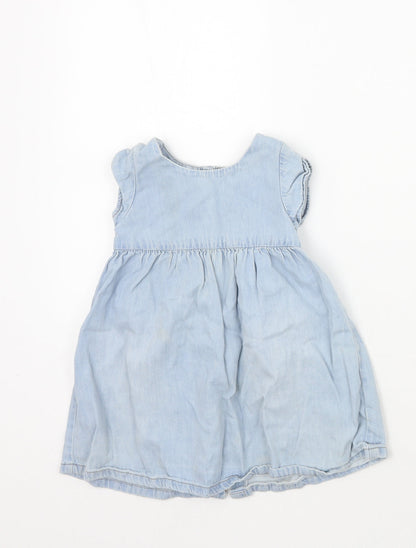Next Girls Blue   A-Line  Size 12 Months