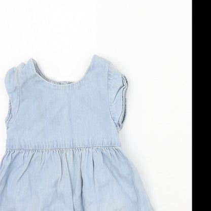 Next Girls Blue   A-Line  Size 12 Months