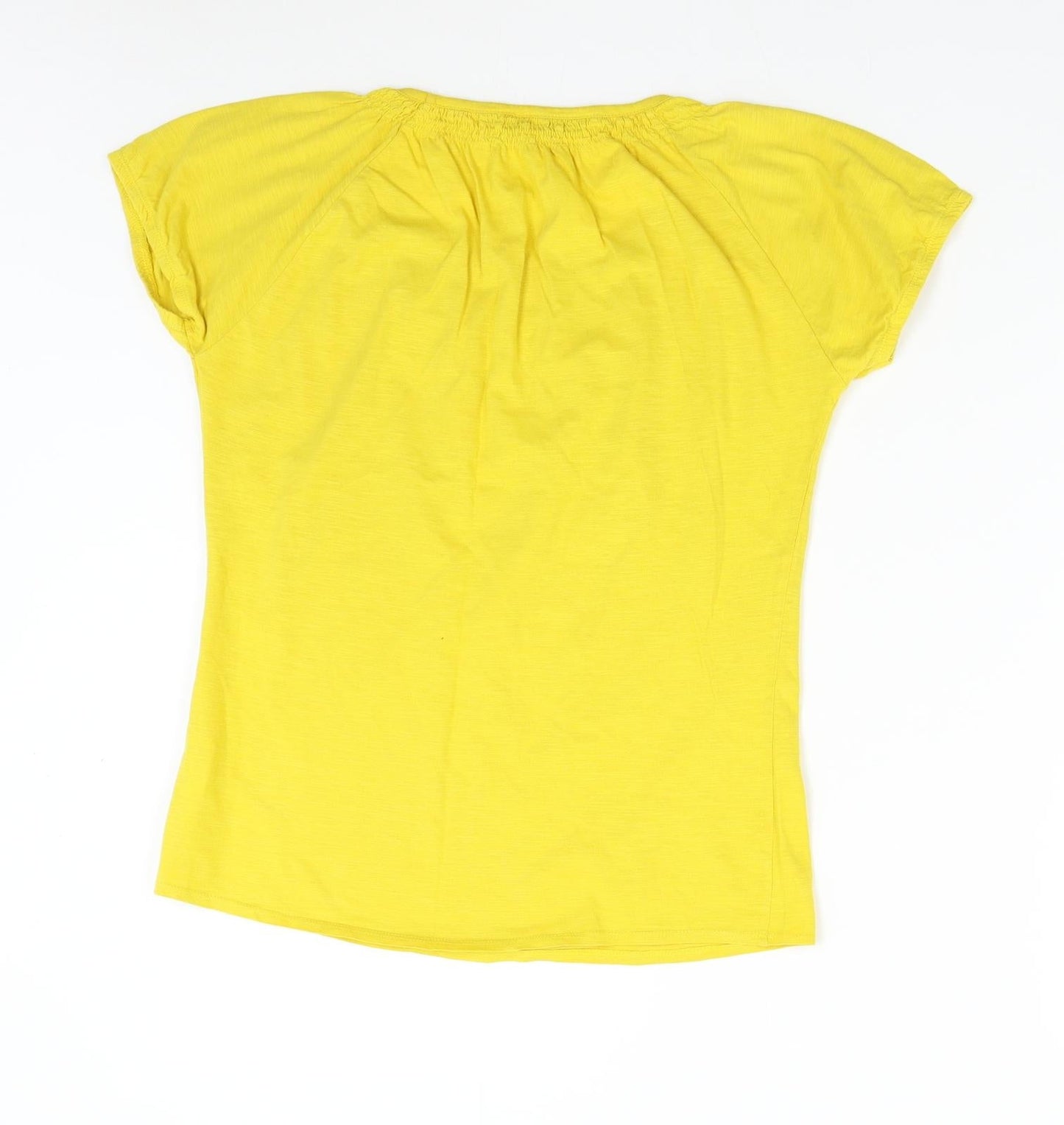 Isle Womens Yellow   Basic T-Shirt Size S