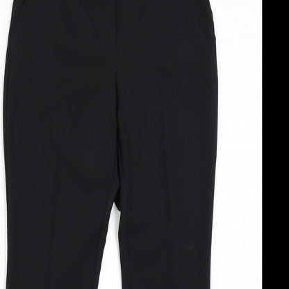 E-vie Womens Black   Trousers  Size 10 L27 in