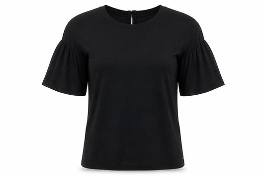 F&F Womens Black   Basic Blouse Size 8