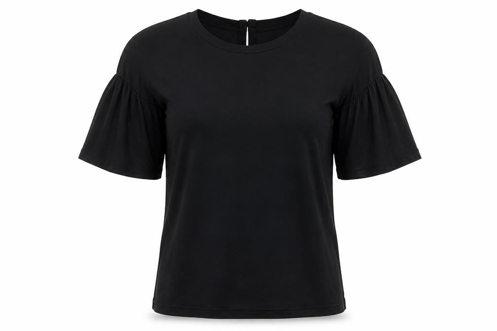 F&F Womens Black   Basic Blouse Size 8