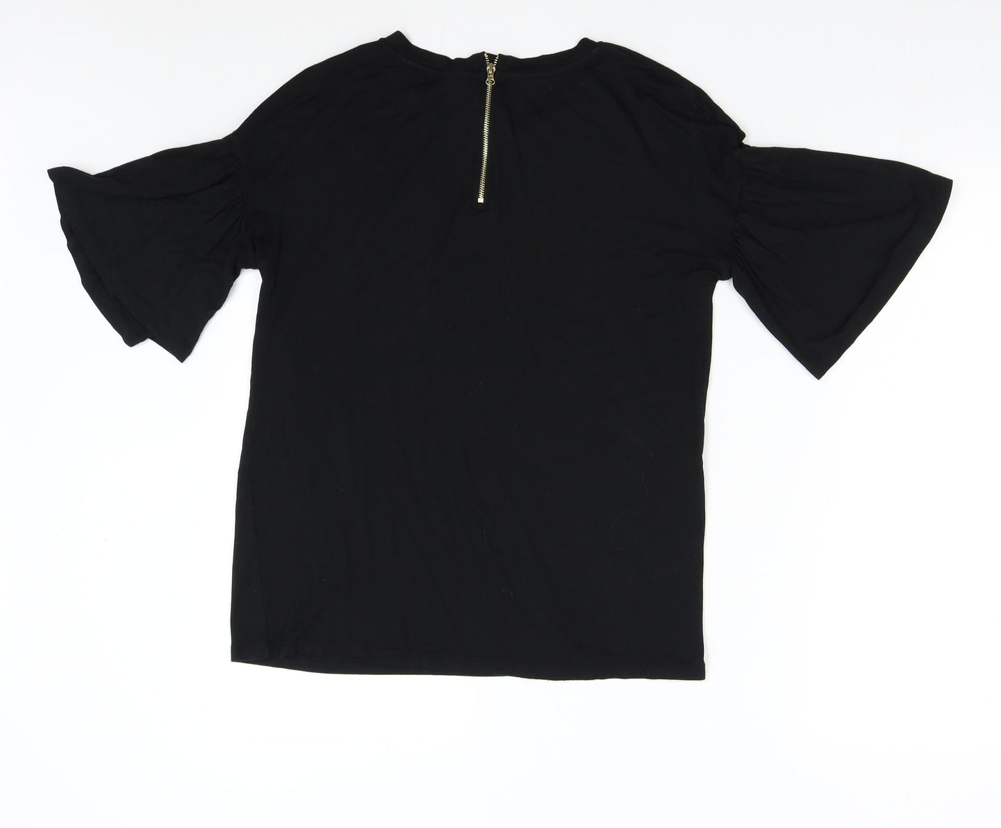 F&F Womens Black   Basic Blouse Size 8