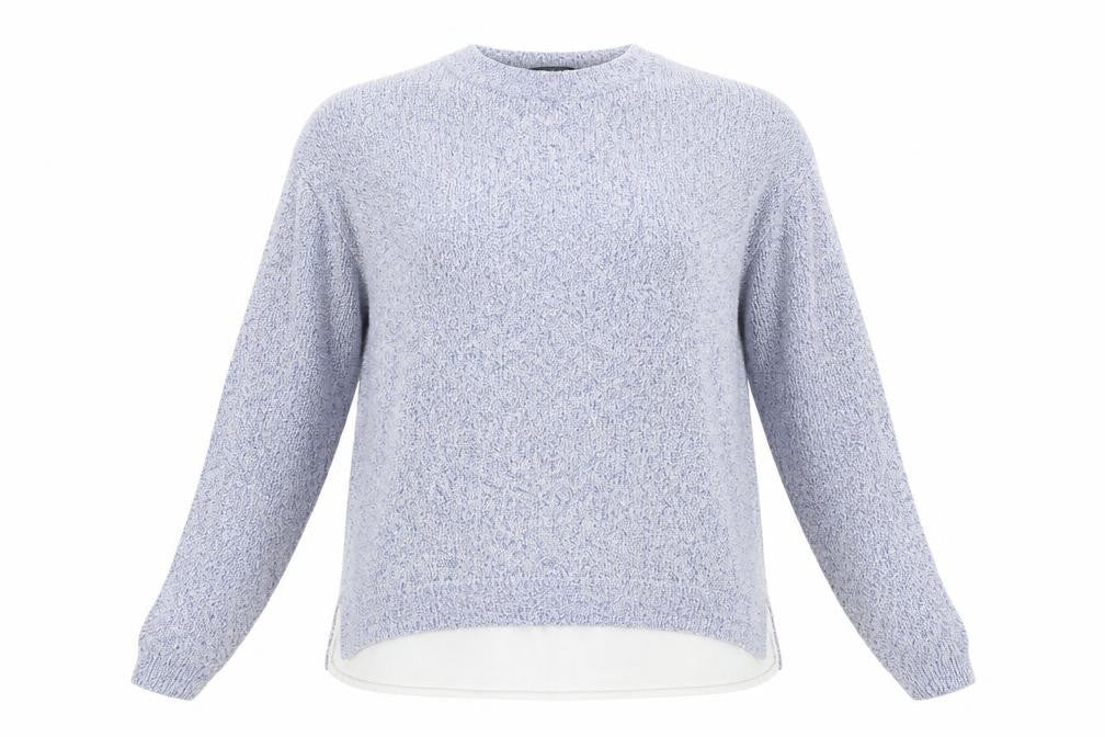 George Womens Blue  Knit Pullover Jumper Size 12