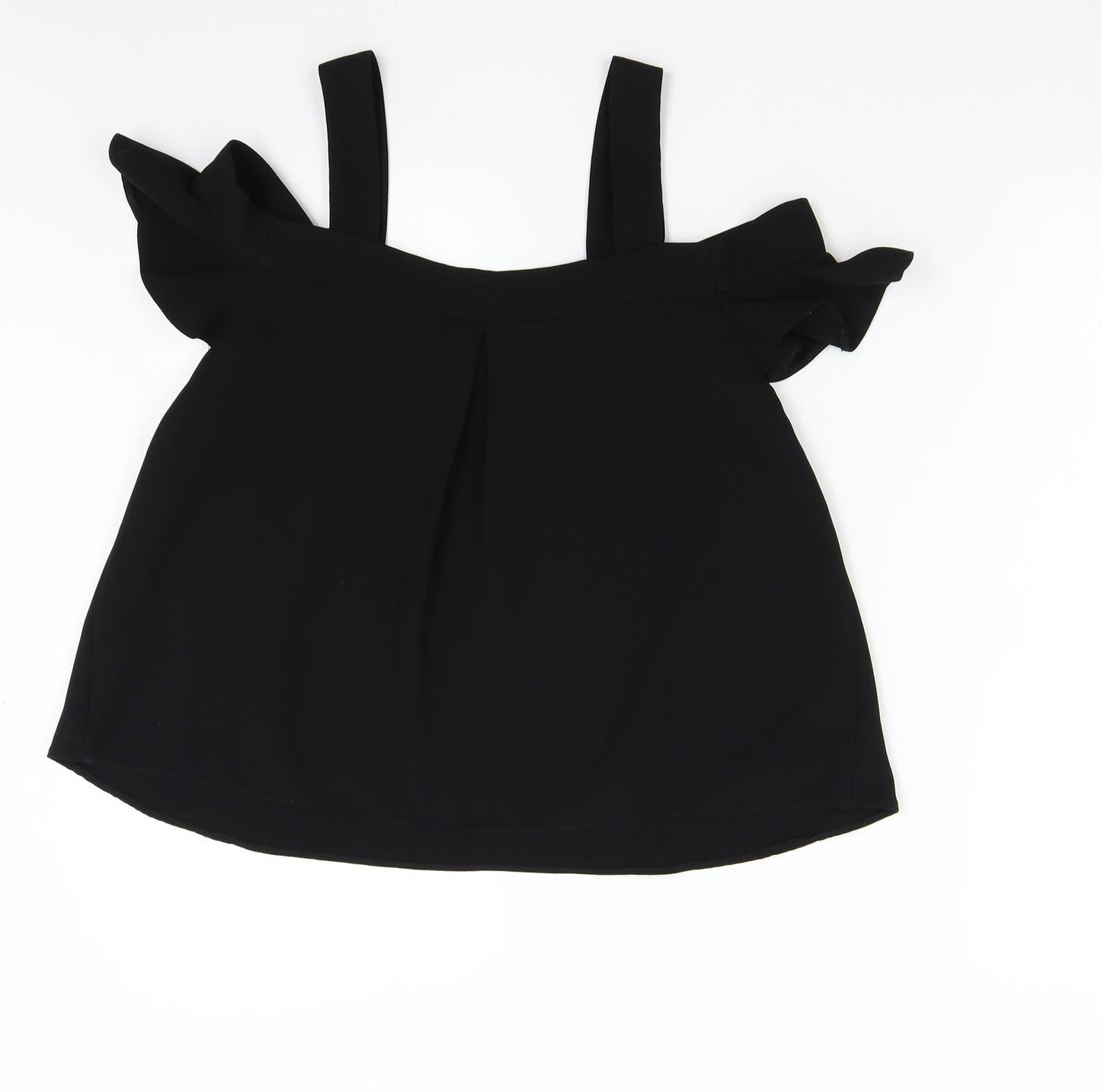 Topshop Womens Black   Basic Blouse Size 8