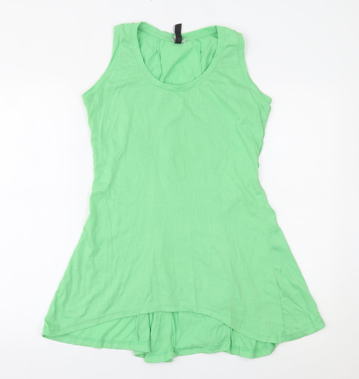 fashion junction Womens Green   Basic Tank Size 12