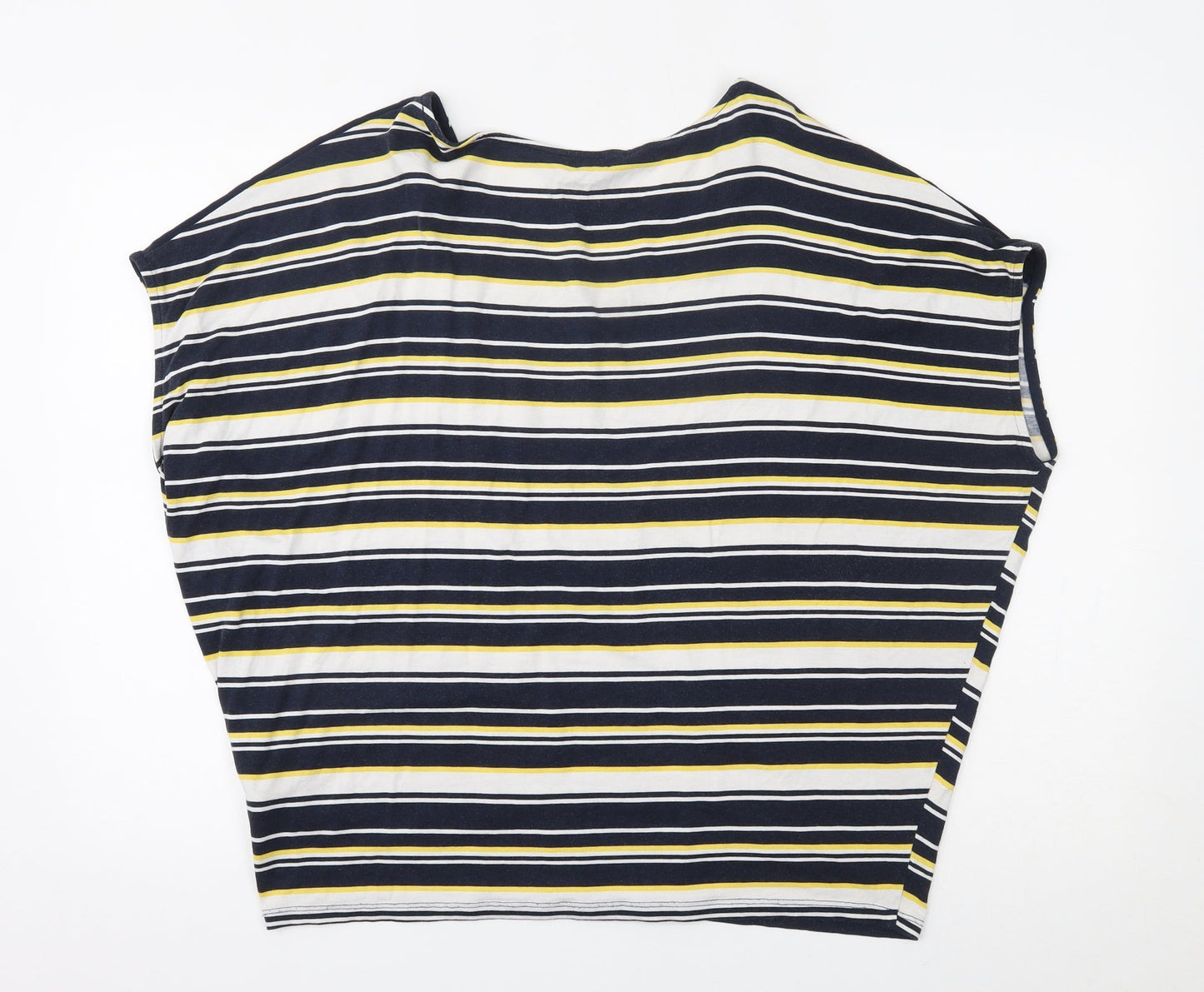 F&F Womens Blue Striped  Basic Blouse Size 18