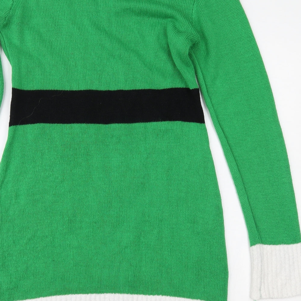 Jingle Bells Womens Green   Bodycon  Size M