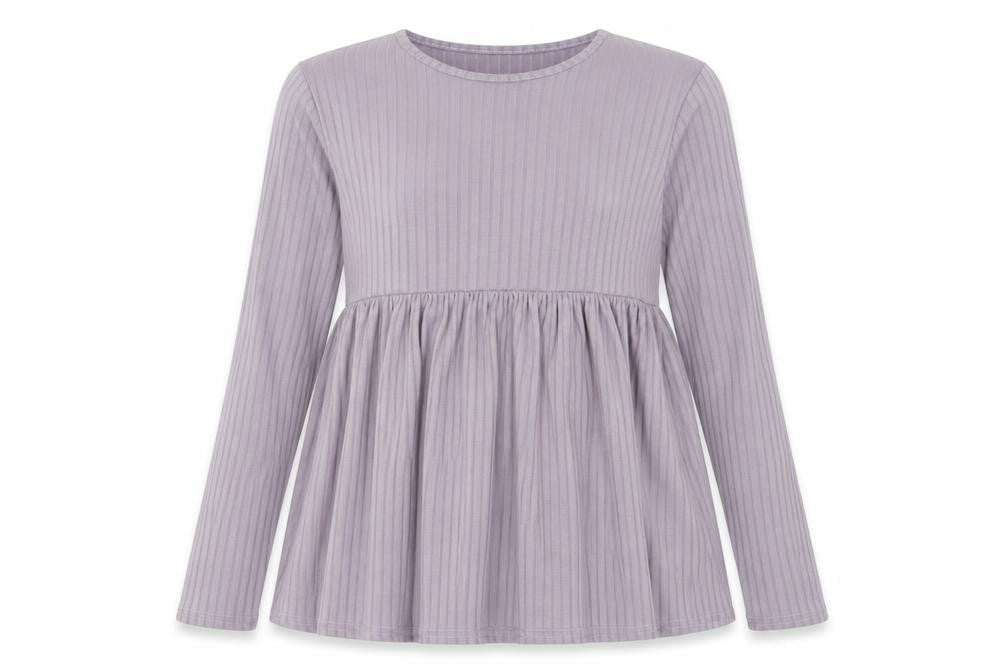 Boohoo Womens Purple   Basic Blouse Size 10