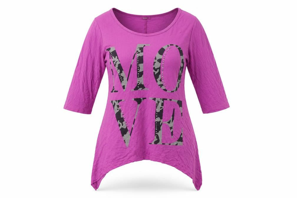 Janina Womens Pink   Tunic Blouse Size 12  - Move