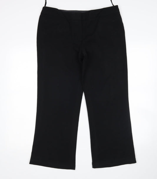 Ziggys Womens Black   Trousers  Size 14 L26 in