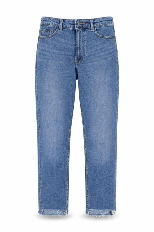 Denim CO Womens Blue   Straight Jeans Size 8 L26 in