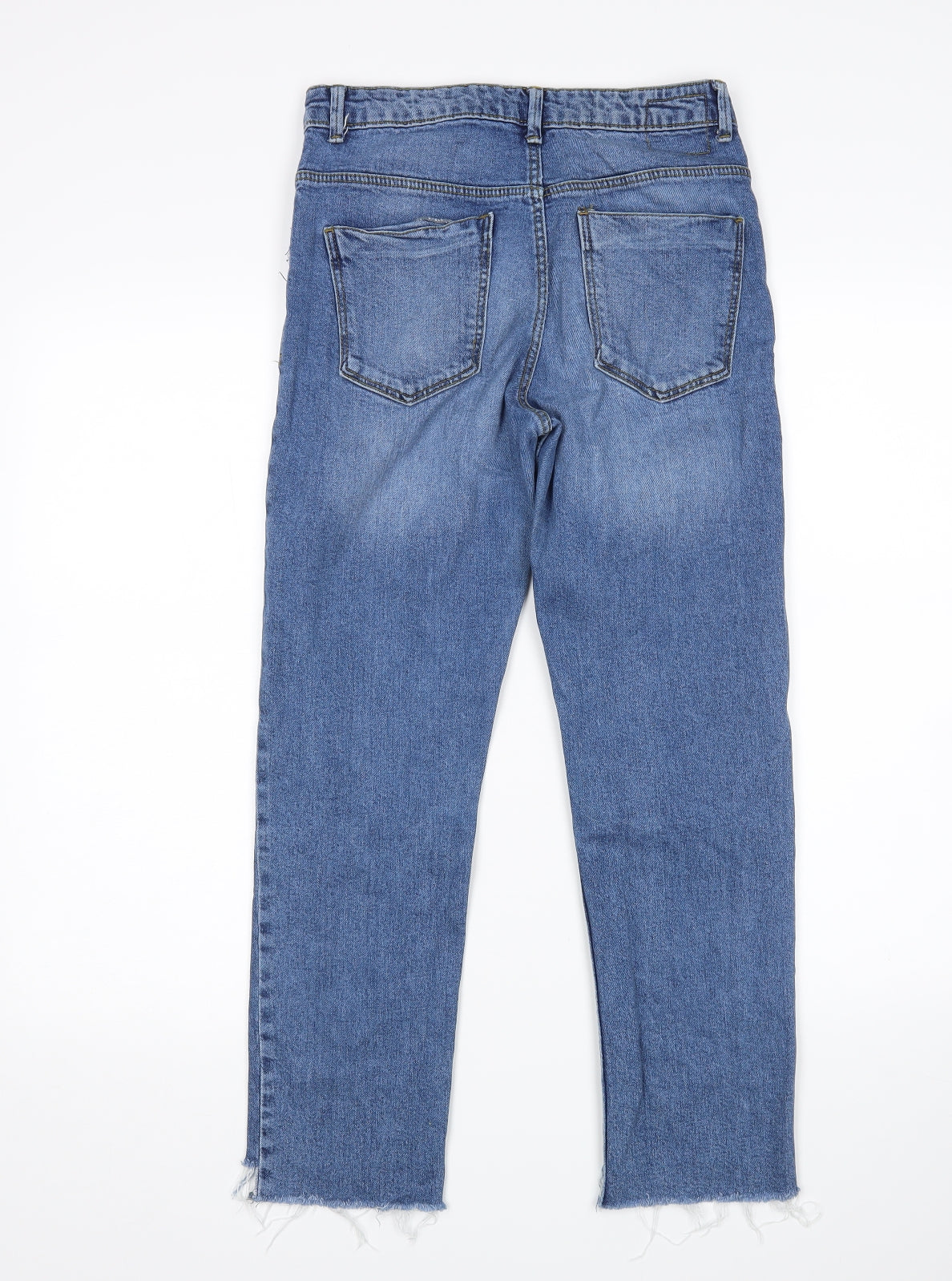 Denim CO Womens Blue   Straight Jeans Size 8 L26 in