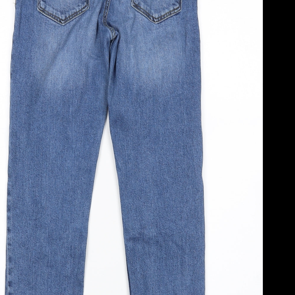 Denim CO Womens Blue   Straight Jeans Size 8 L26 in