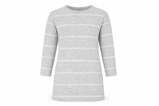 F&F Womens Grey Striped  A-Line  Size 14