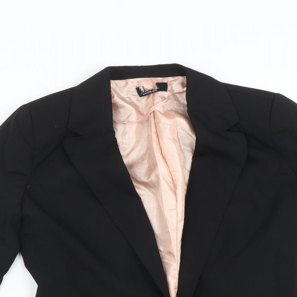 Preworn Womens Black   Jacket Blazer Size 10