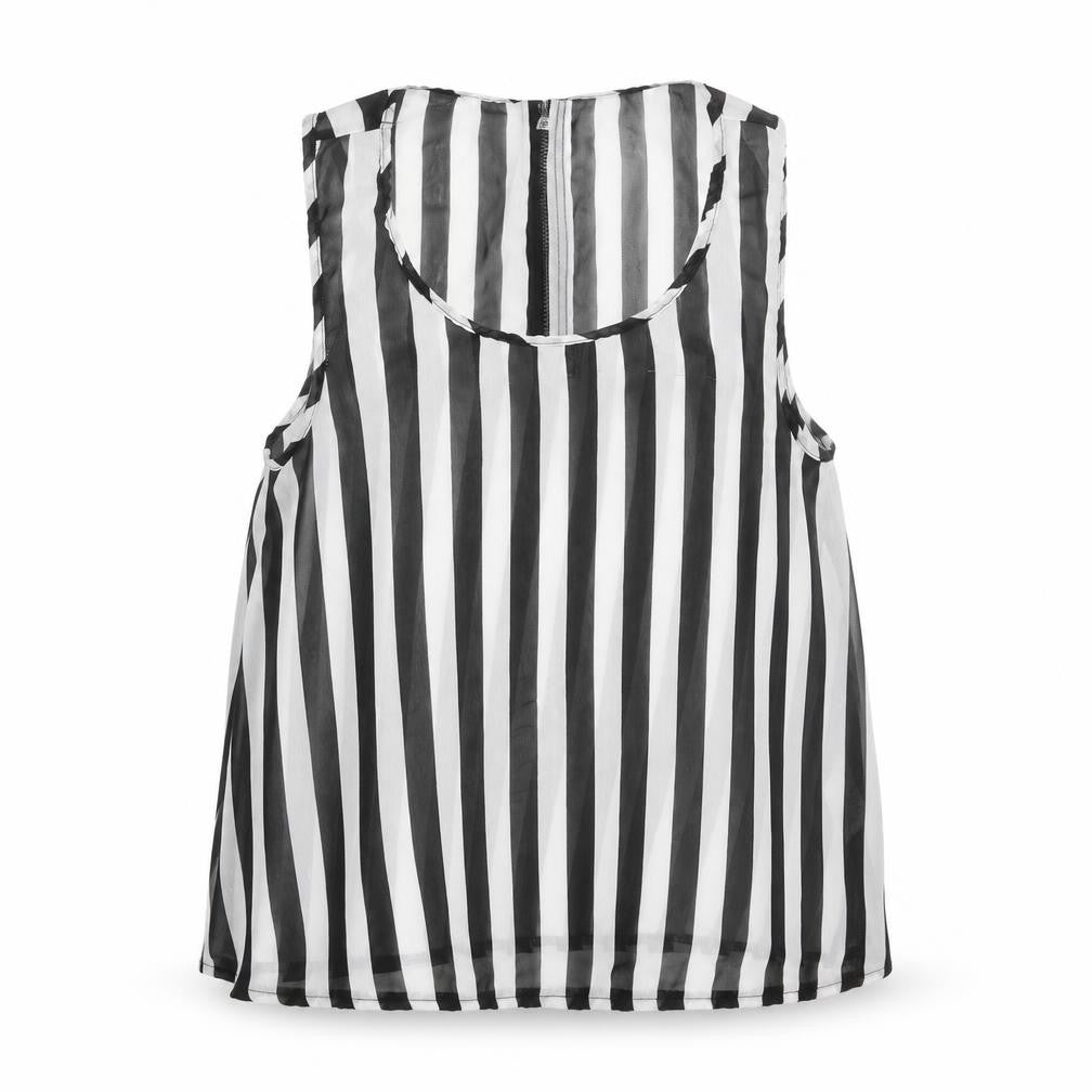 Cameo Rose Womens Multicoloured Striped Basic T-Shirt Size 10