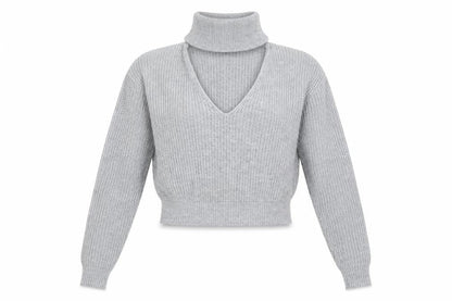Glamorous Womens Grey   Pullover Sweatshirt Size S