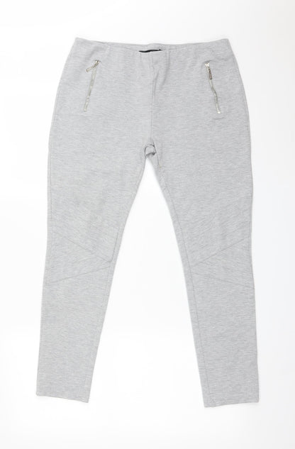 Preworn Womens Grey   Jegging Trousers Size XL L25 in