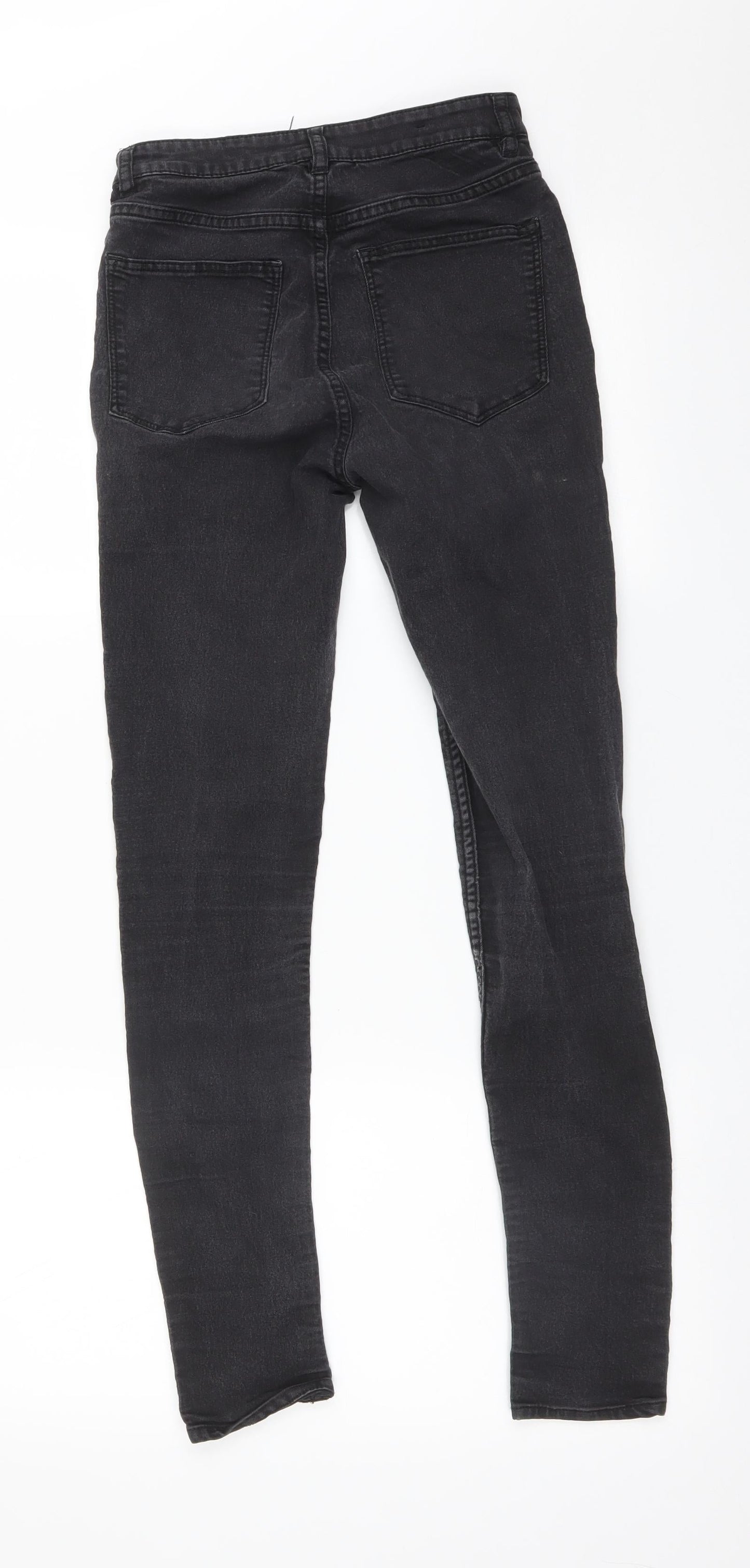 H&M Womens Black   Jegging Jeans Size 8 L28 in