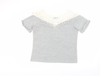 Zanzea Womens Grey   Basic T-Shirt Size M