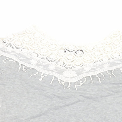 Zanzea Womens Grey   Basic T-Shirt Size M