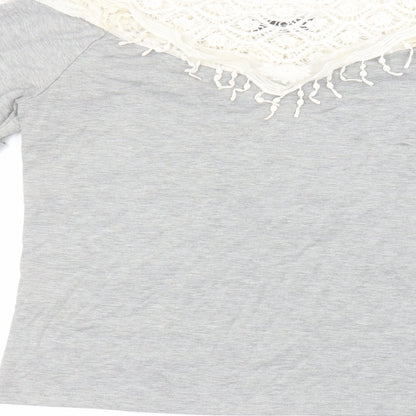 Zanzea Womens Grey   Basic T-Shirt Size M