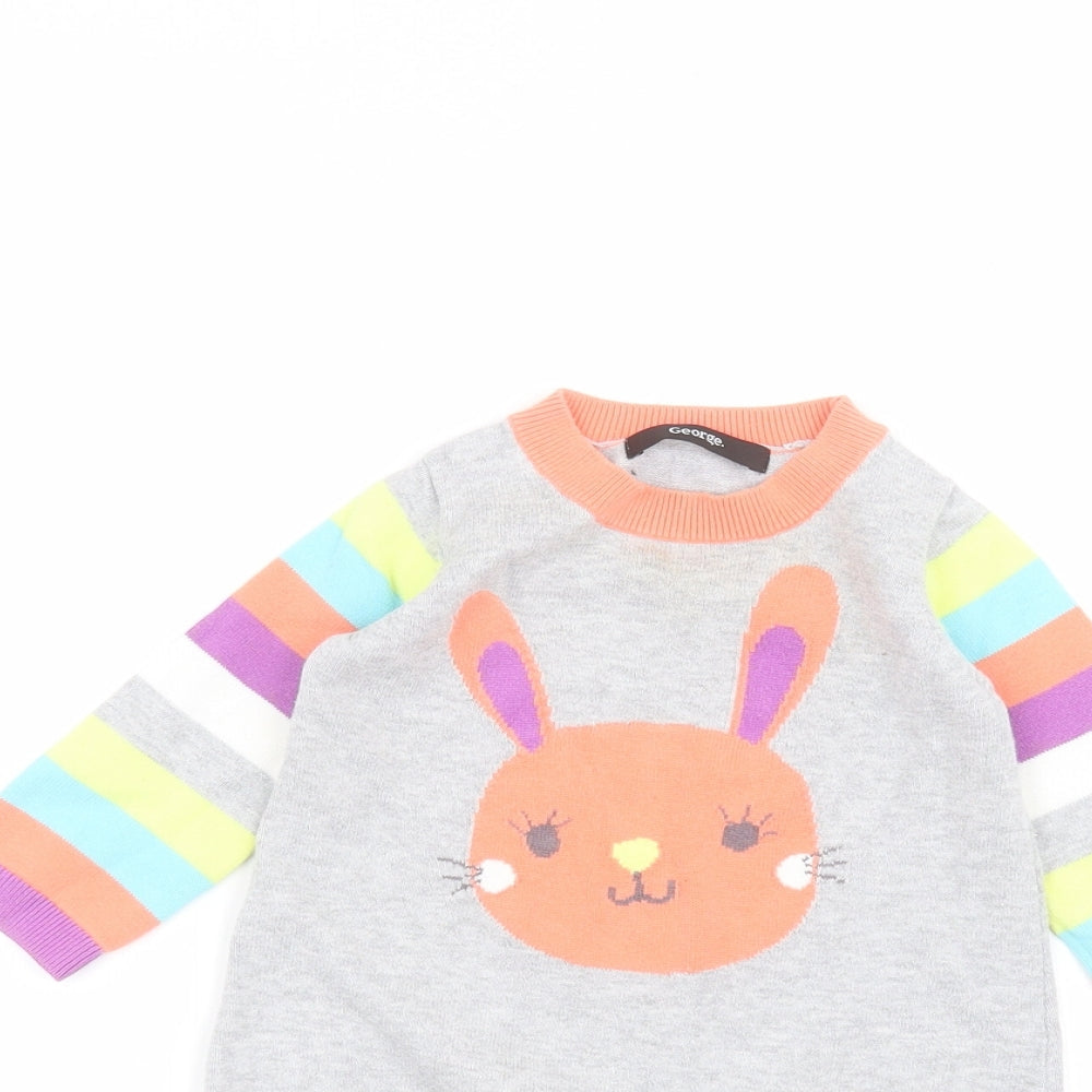 George Baby Grey   A-Line  Size 9-12 Months