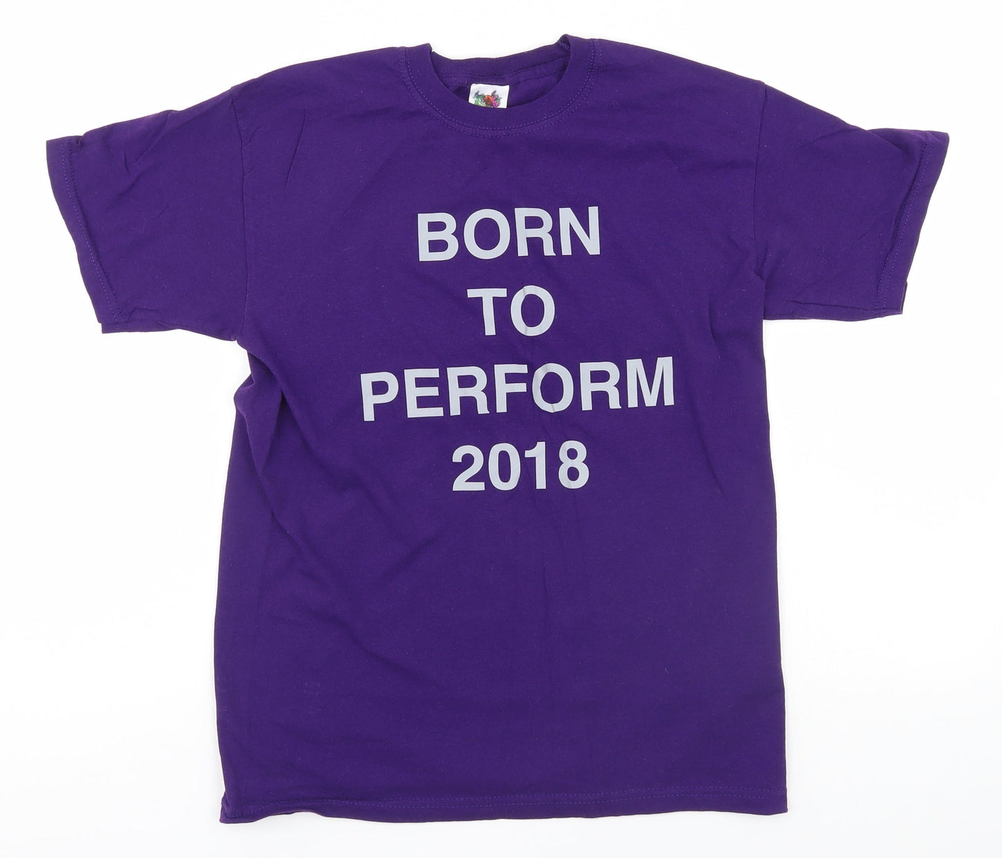 Fruit of the Loom Mens Blue    T-Shirt Size S  - Born to Perform 2018