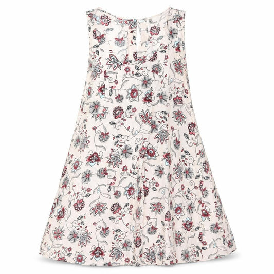 H&M Womens Ivory Floral  A-Line  Size 8