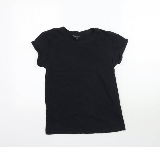 Brave Soul Womens Black   Basic T-Shirt Size XS