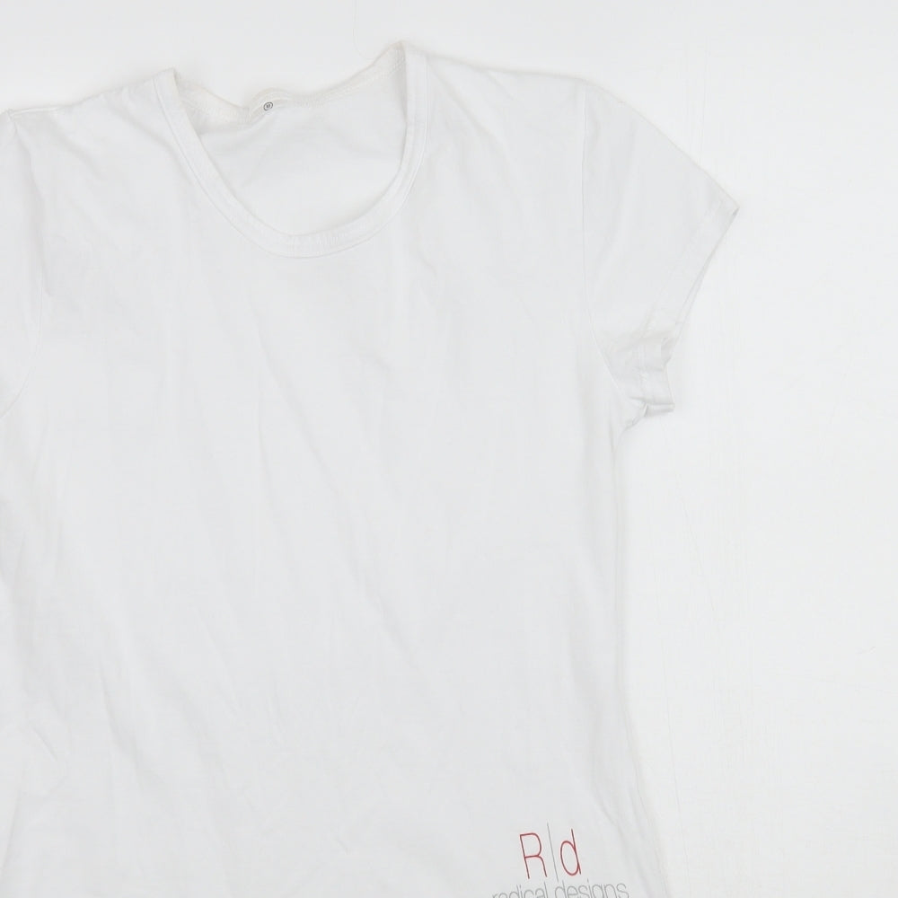 Preworn Womens White   Basic T-Shirt Size M