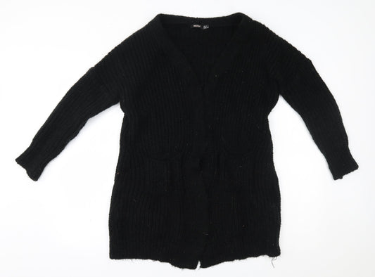Misspap Womens Black   Cardigan Jumper Size 8