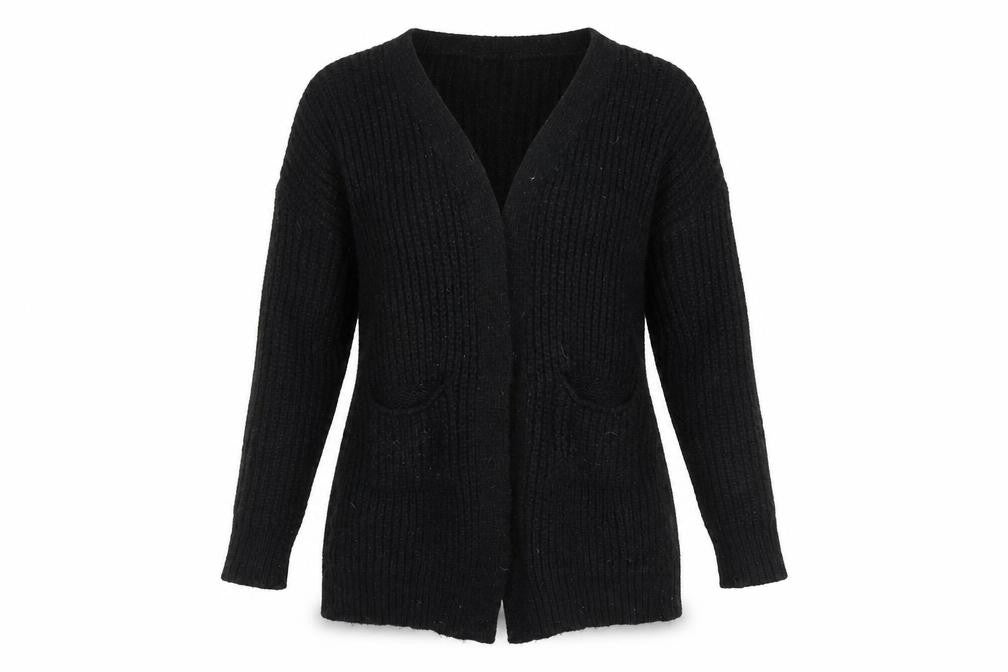 Misspap Womens Black   Cardigan Jumper Size 8