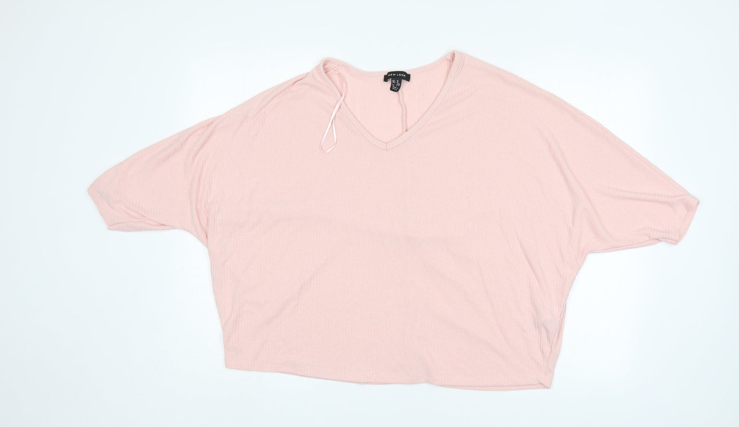 New Look Womens Pink   Basic Blouse Size M