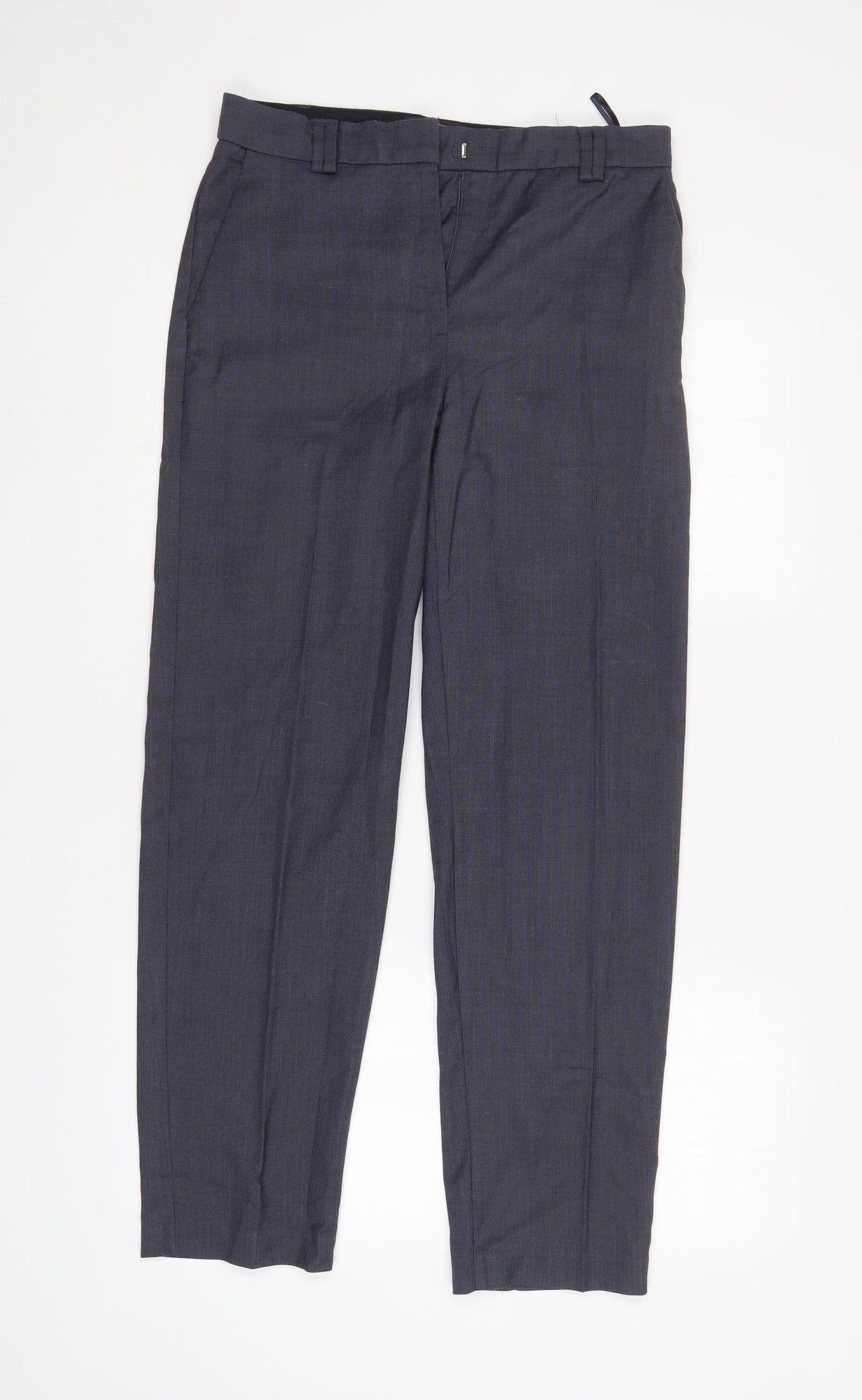 M&S Womens Grey   Trousers  Size 8 L30 in