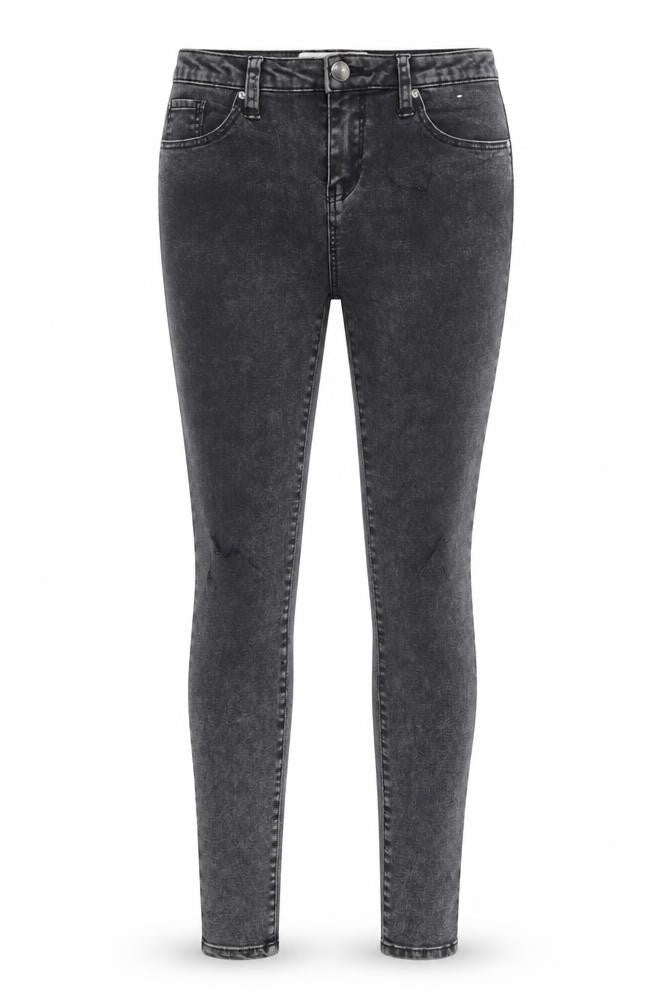 Denim Co Womens Grey  Denim Skinny Jeans Size 8 L27 in