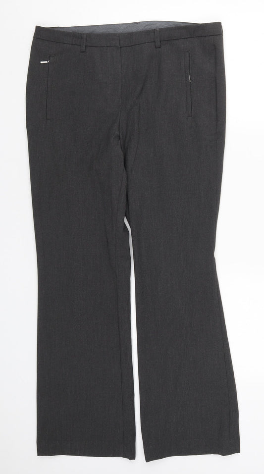 Marks and Spencer Womens Grey   Trousers  Size 32 in L28.5 in