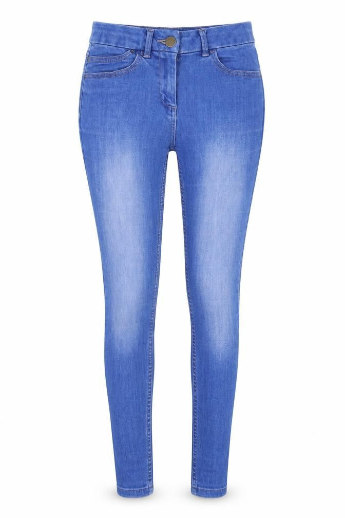 Marks & Spencer Womens Blue  Denim Skinny Jeans Size 8 L27 in