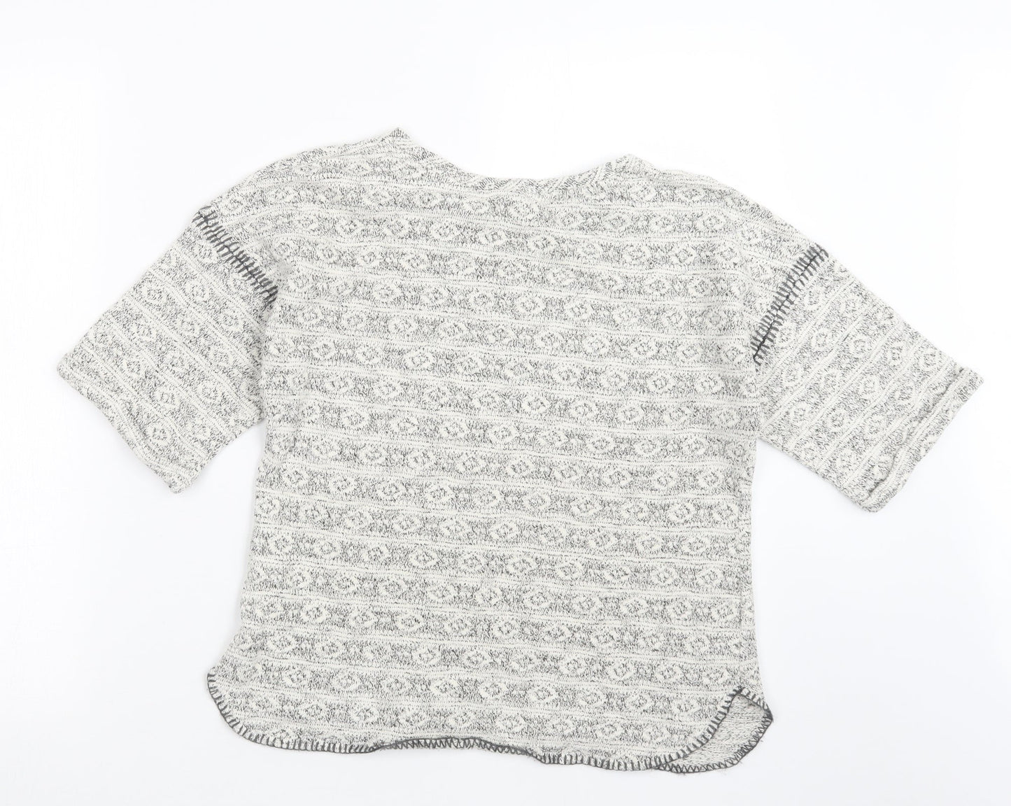 Topshop Womens Beige  Knit Pullover Jumper Size 10
