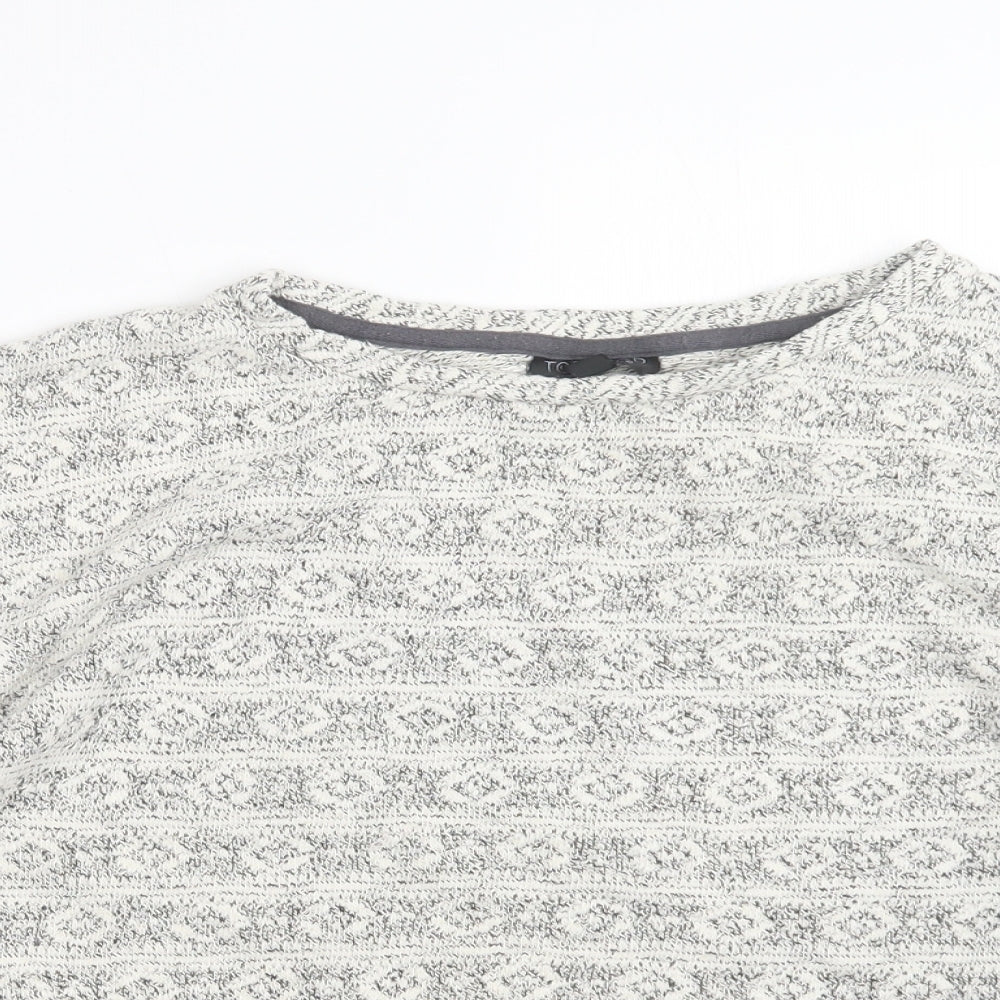 Topshop Womens Beige  Knit Pullover Jumper Size 10
